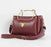 Girl's PU Leather Plain Hand Bag