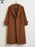 Trendy Brown Fleece Overcoat - 1 Pc Women's Stitched Cozy Wear