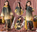 3 Pcs Girl's Arabic Lawn Printed Co-ord Set