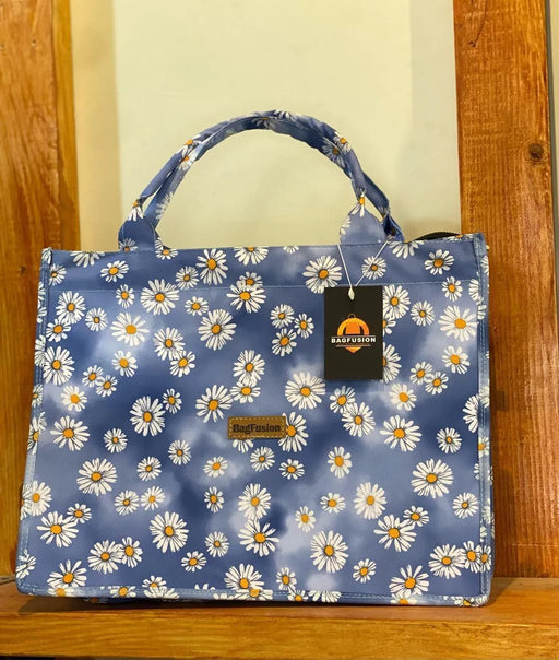 Girl's Canvas Plain Tote Bag